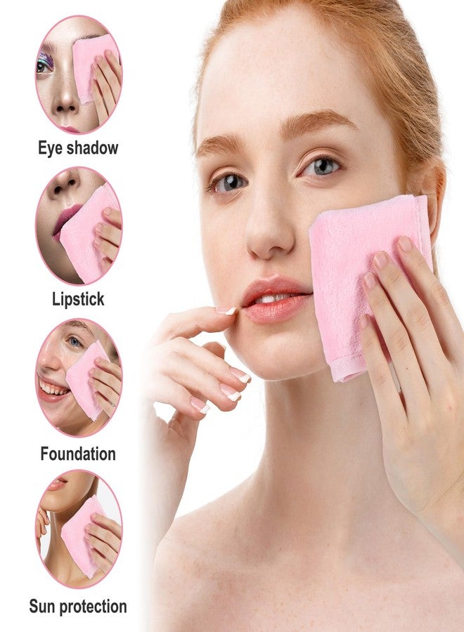 Guduling 16pcs Makeup Remover Pads Reusable, Washable Face Pads, Reusable Makeup Wipes, Ultra Soft Towels for Women, Erase Your Face & Lips for All Skin, 8 Colors, 6.3 X 6.69 In - Image 2